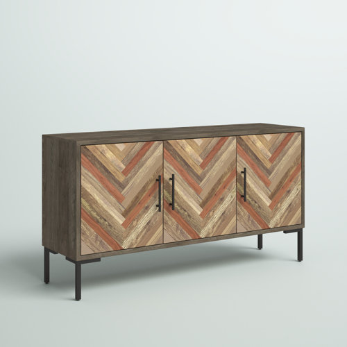 Steelside™ Leroy 60" Wide Sheesham Wood Server Wayfair